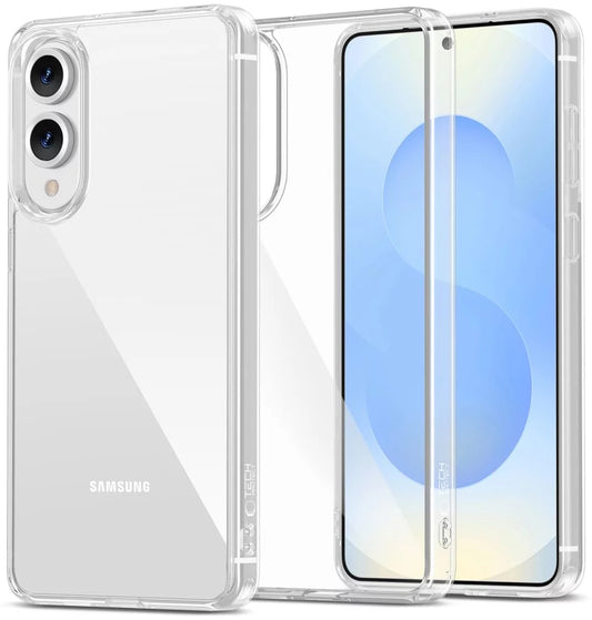 Калъф за Samsung Galaxy S25 Edge S937, Tech-Protect, Flexair Hybrid, Прозрачен