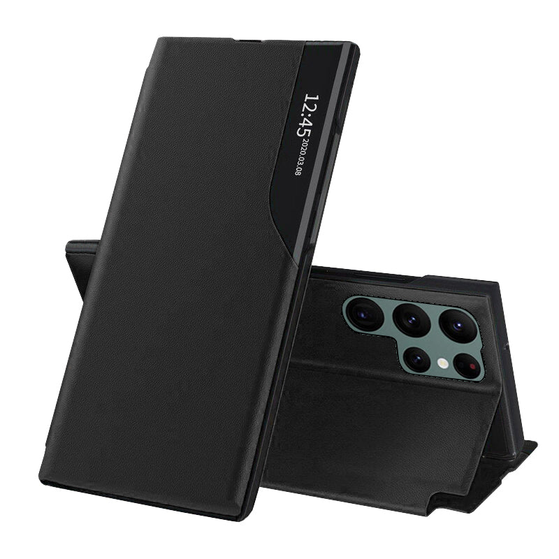 Калъф за Samsung Galaxy S22 Ultra 5G S908, Techsuit, eFold, Черен