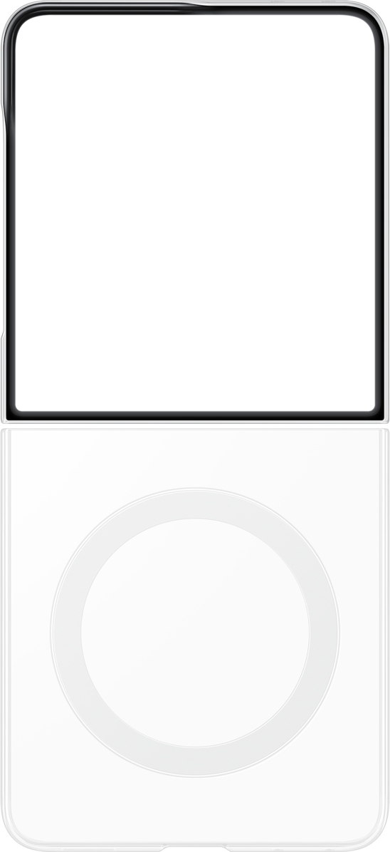 Калъф за Samsung Galaxy Z Flip8 F776, прозрачен магнит, прозрачен EF-CF776CTEGWW