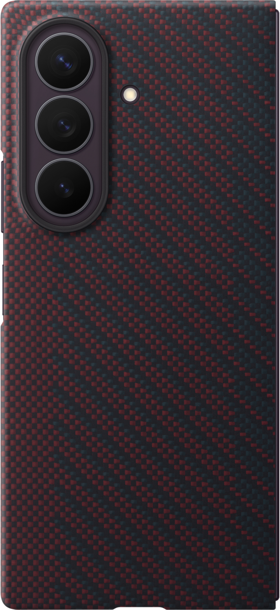 Калъф за Samsung Galaxy Z Fold8 Ultra F976, Carbon Magnet Case, Червен EF-KF976SREGWW