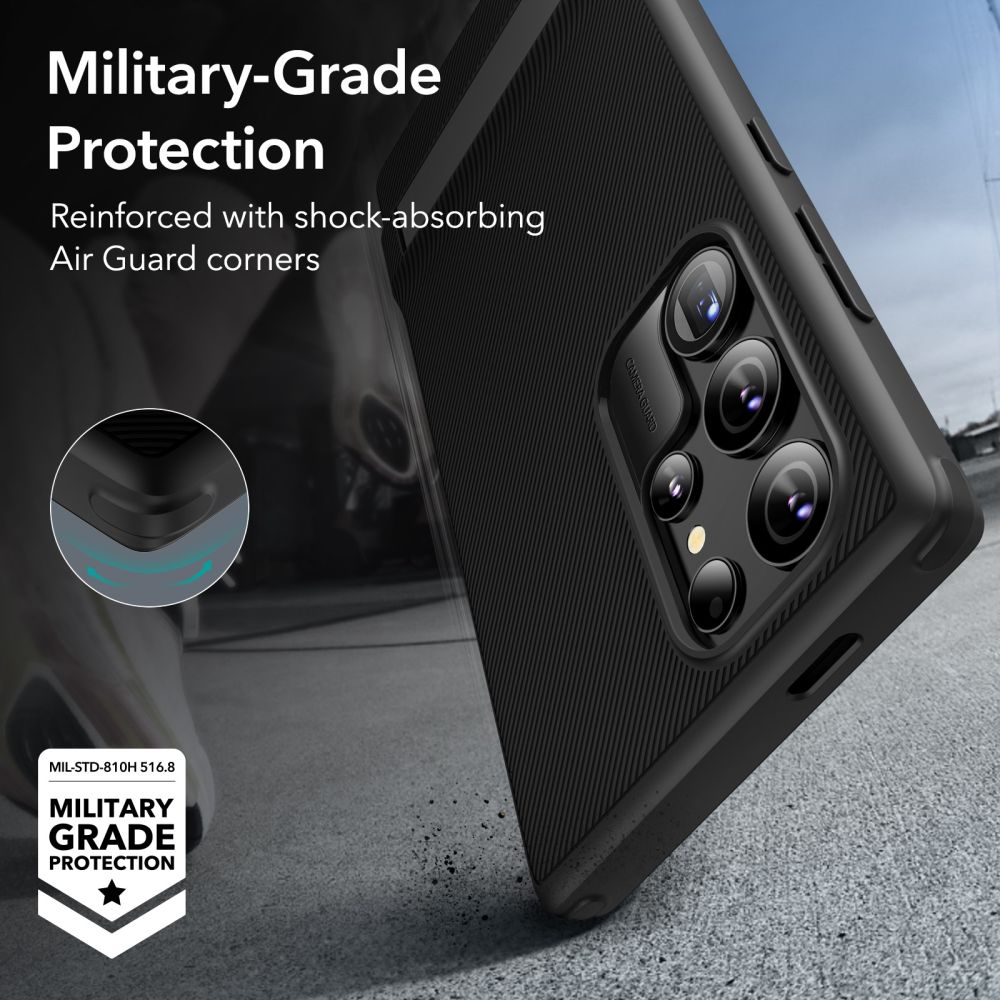 Калъф за Samsung Galaxy S24 Ultra S928, ESR, Air Shield Boost, Черен
