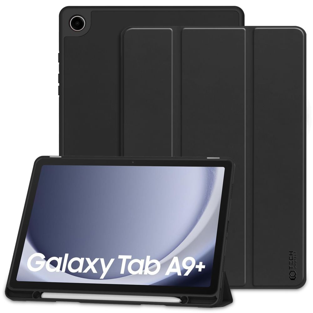 Калъф за Samsung Galaxy Tab A11+ / Tab A9+, Tech-Protect, SC PEN, Черен