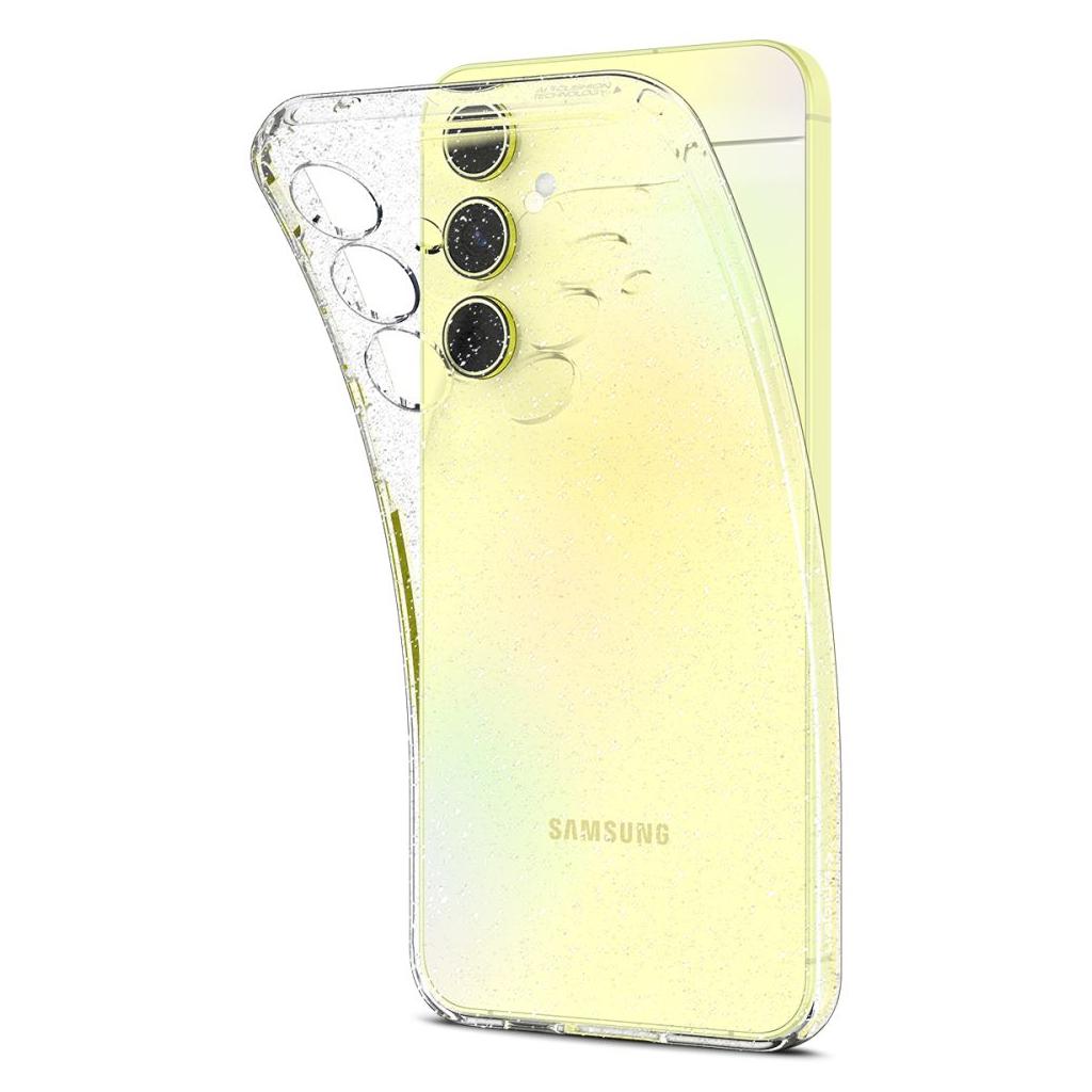 Калъф за Samsung Galaxy A55 5G A556, Spigen, Liquid Crystal Glitter, прозрачен ACS07538