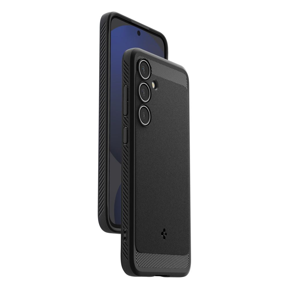 Калъф за Samsung Galaxy S24 FE S721, Spigen, Rugged Armor, Черен ACS08578
