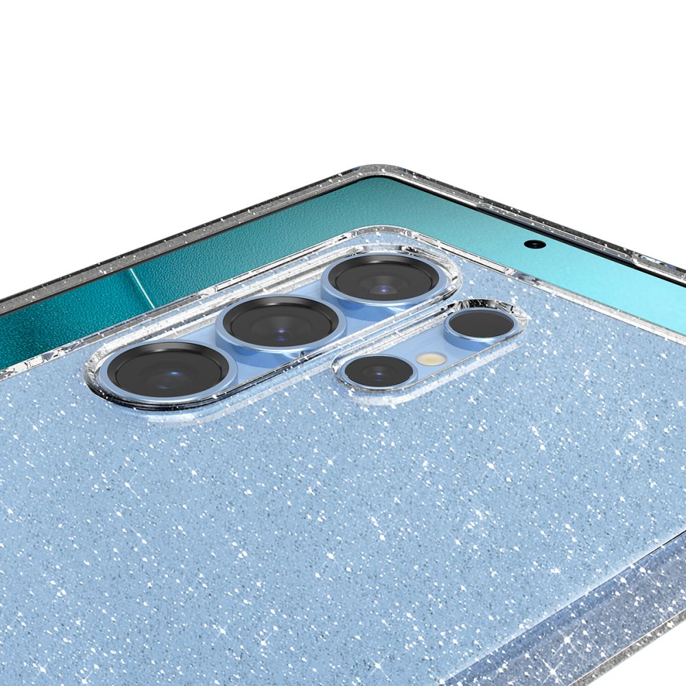 Калъф за Samsung Galaxy S25 Ultra S938, Spigen, Liquid Crystal Glitter, Прозрачен ACS08950