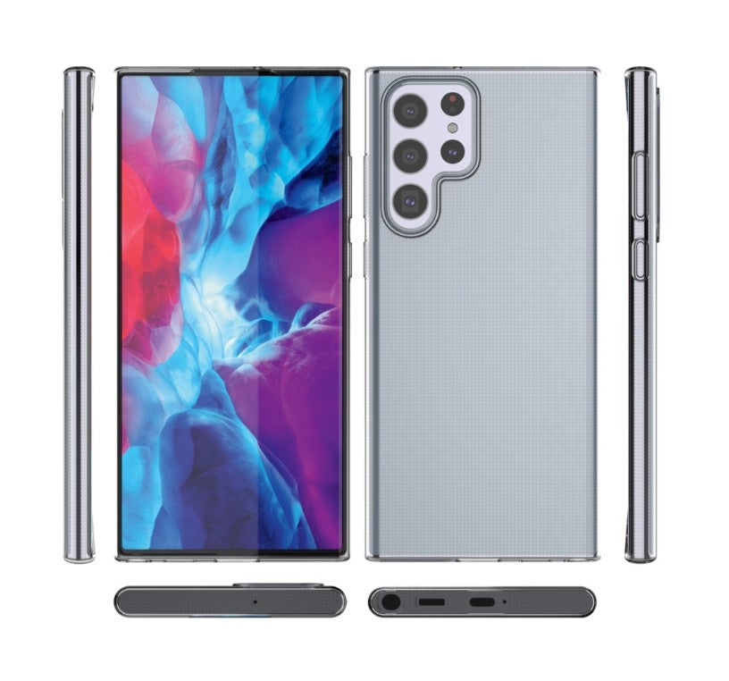 Калъф за Samsung Galaxy S22 Ultra 5G S908, OEM, Ултра тънък, 0.5 мм, Прозрачен