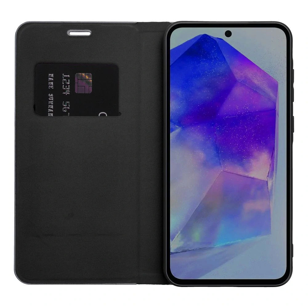 Калъф за Samsung Galaxy A36 A366, OEM, Luna Carbon, Черен