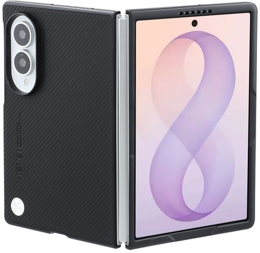 Калъф за Samsung Galaxy Z Fold8 F971, X-Level, Карбон, Черен