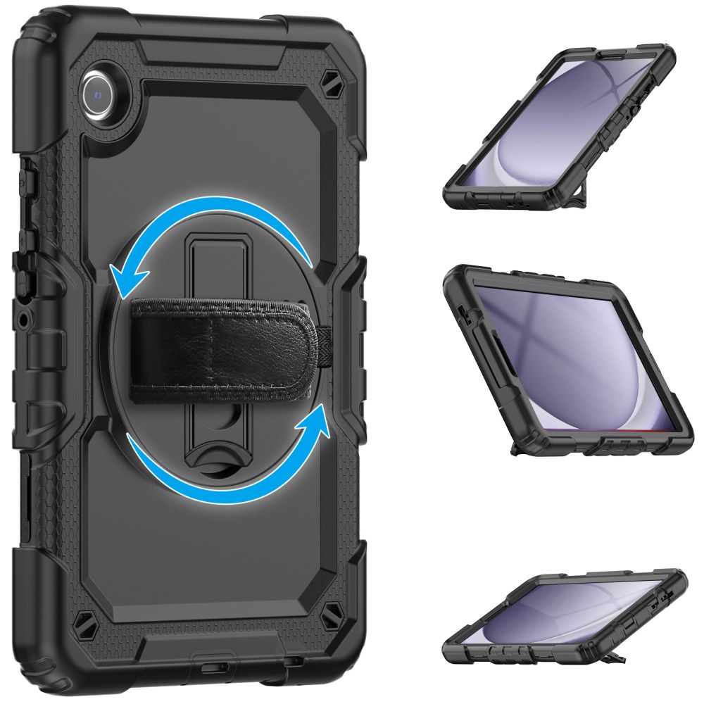 Калъф за Samsung Galaxy Tab A11+ / Tab A9+, Tech-Protect, Solid360, Черен
