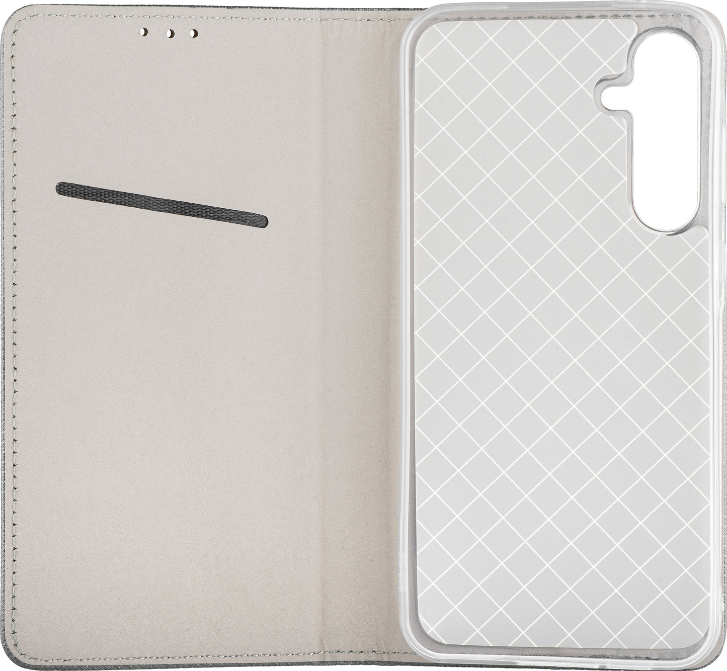 Калъф за Samsung Galaxy J3 (2017) J330, OEM, Smart Magnet, Сив