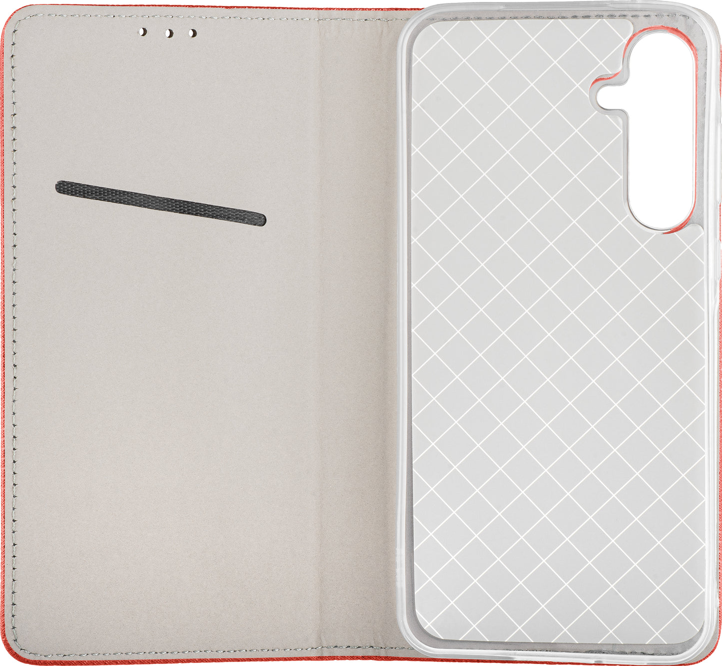 Калъф за Samsung Galaxy A26 A266, OEM, Smart Magnet, Червен