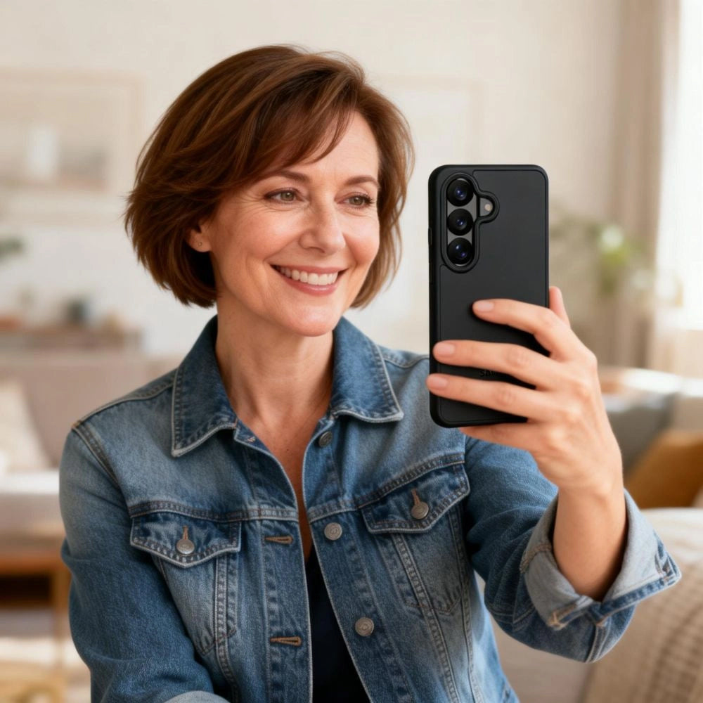 Калъф за Samsung Galaxy A57 5G, Tech-Protect, Magmat, Матиран Черен
