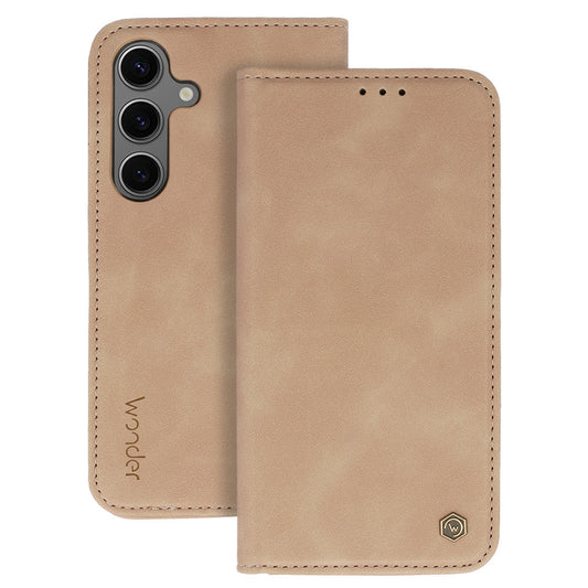 Калъф за Samsung Galaxy A16 5G A166 / A16 4G A165, Wonder, Prime, Brown
