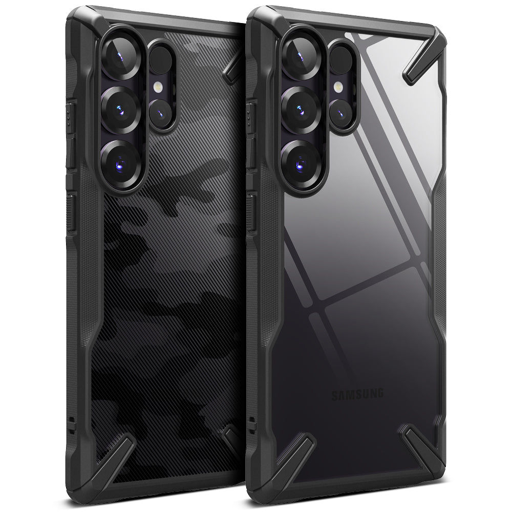 Калъф за Samsung Galaxy S25 Ultra S938, Ringke, Fusion X, Черен