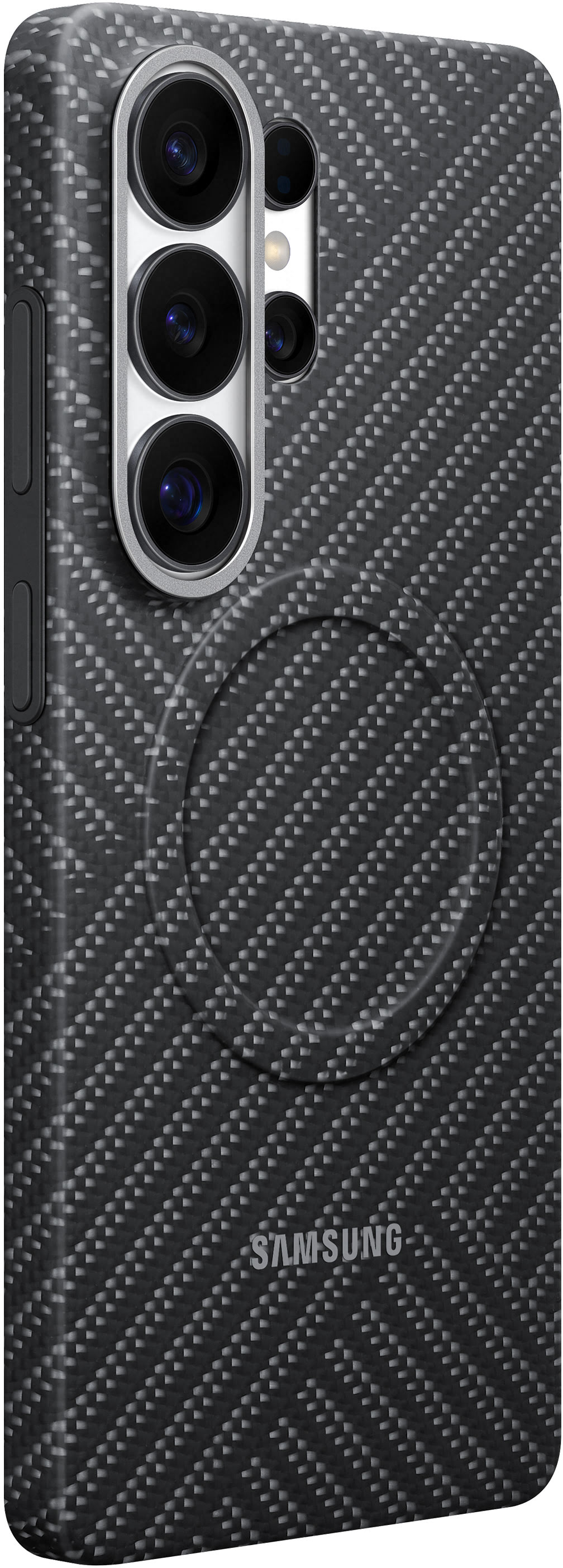 Калъф за Samsung Galaxy S26 Ultra S948, Carbon Magnet Case, Сив EF-KS948SSEGWW