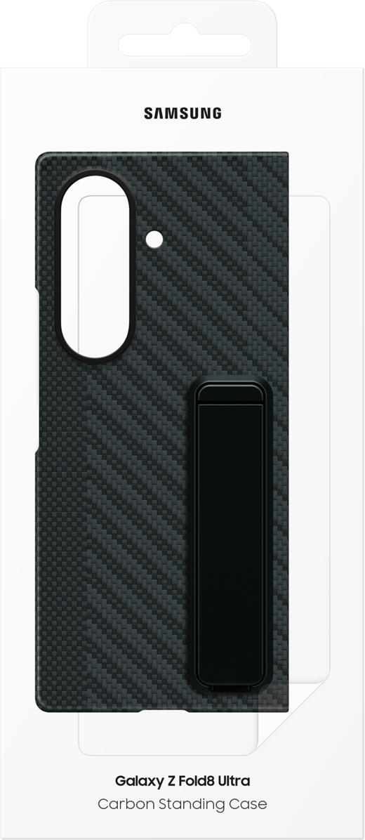 Калъф за Samsung Galaxy Z Fold8 Ultra F976, Carbon Standing, Черен EF-XF976SBEGWW