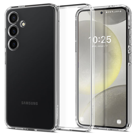 Калъф за Samsung Galaxy S24 S921, Spigen, с течен кристал, прозрачен