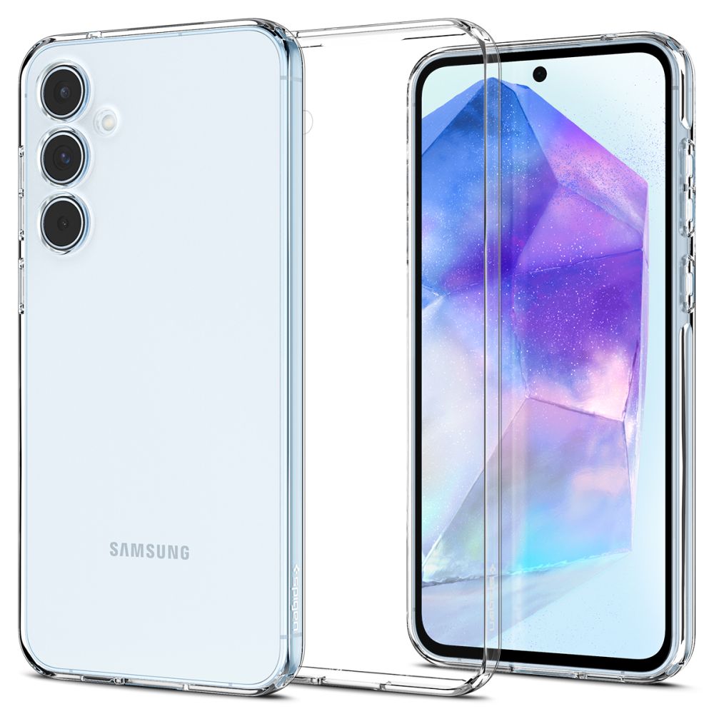 Калъф за Samsung Galaxy A55 5G A556, Spigen, Liquid Crystal, Прозрачен ACS07537