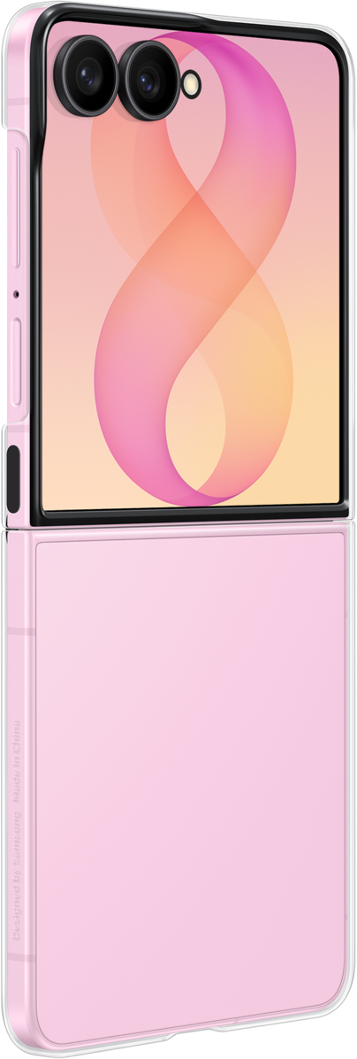 Калъф за Samsung Galaxy Z Flip8 F776, прозрачен калъф, прозрачен EF-QF776CTEGWW