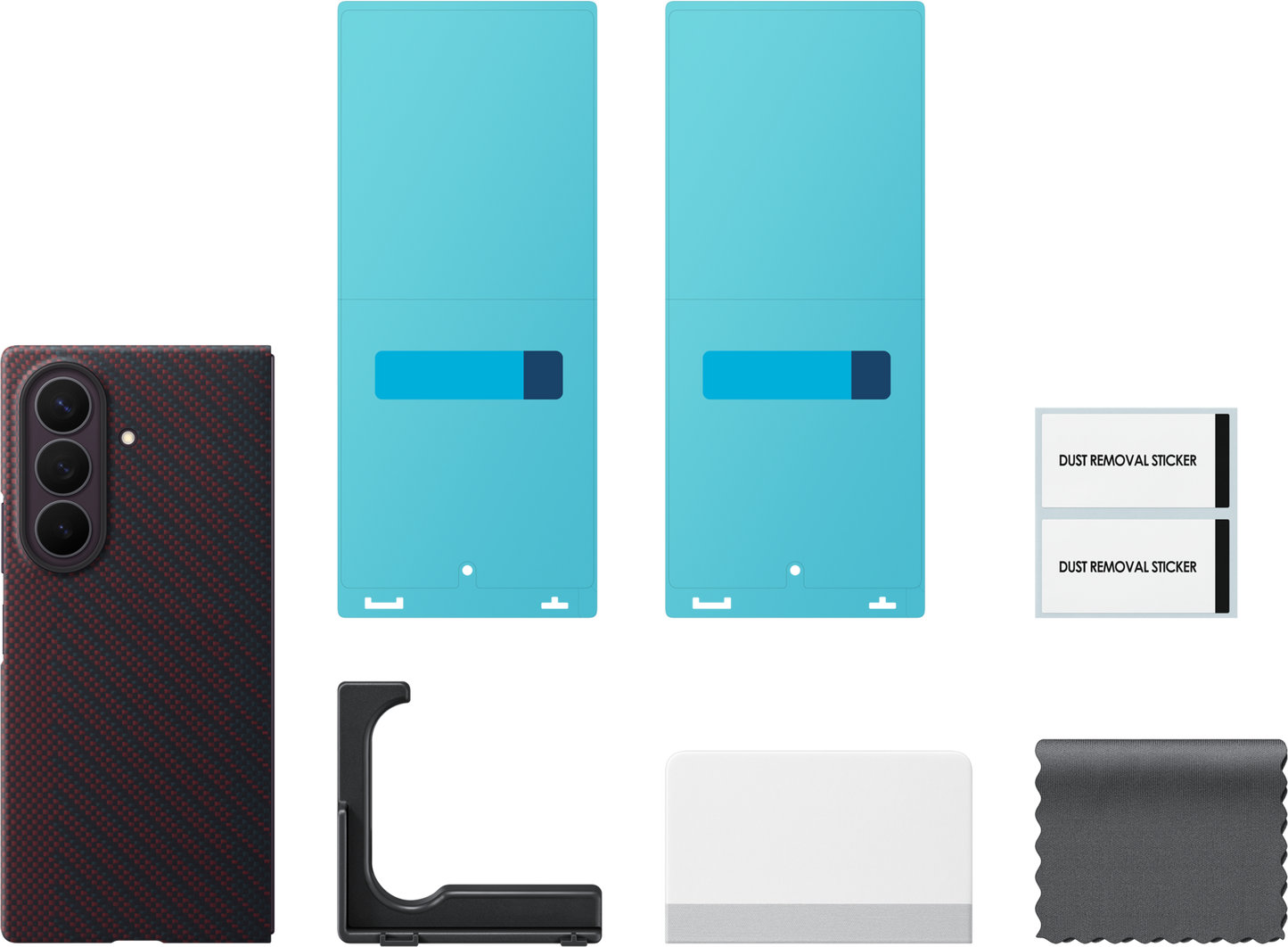 Калъф за Samsung Galaxy Z Fold8 Ultra F976, Carbon Magnet Case, Червен EF-KF976SREGWW