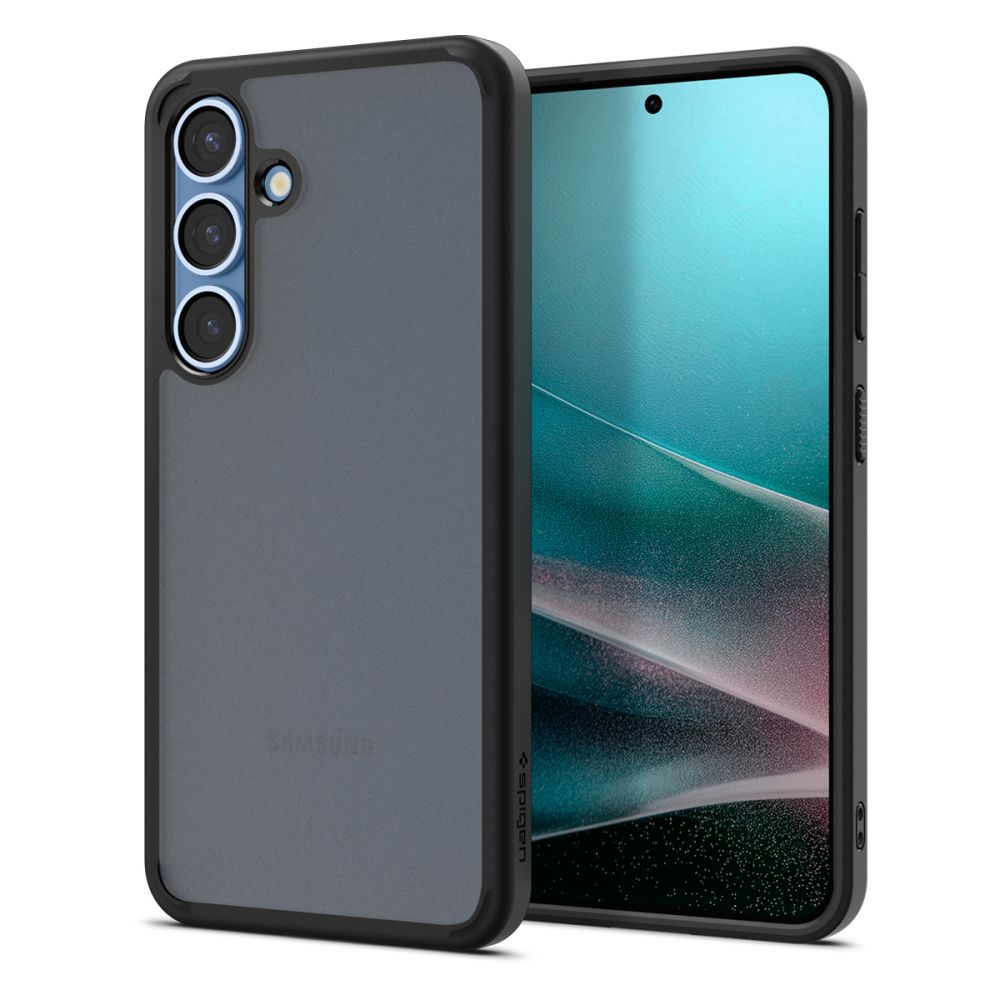 Калъф за Samsung Galaxy S25 S931, Spigen, Ultra Hybrid, Черен сатен ACS09007