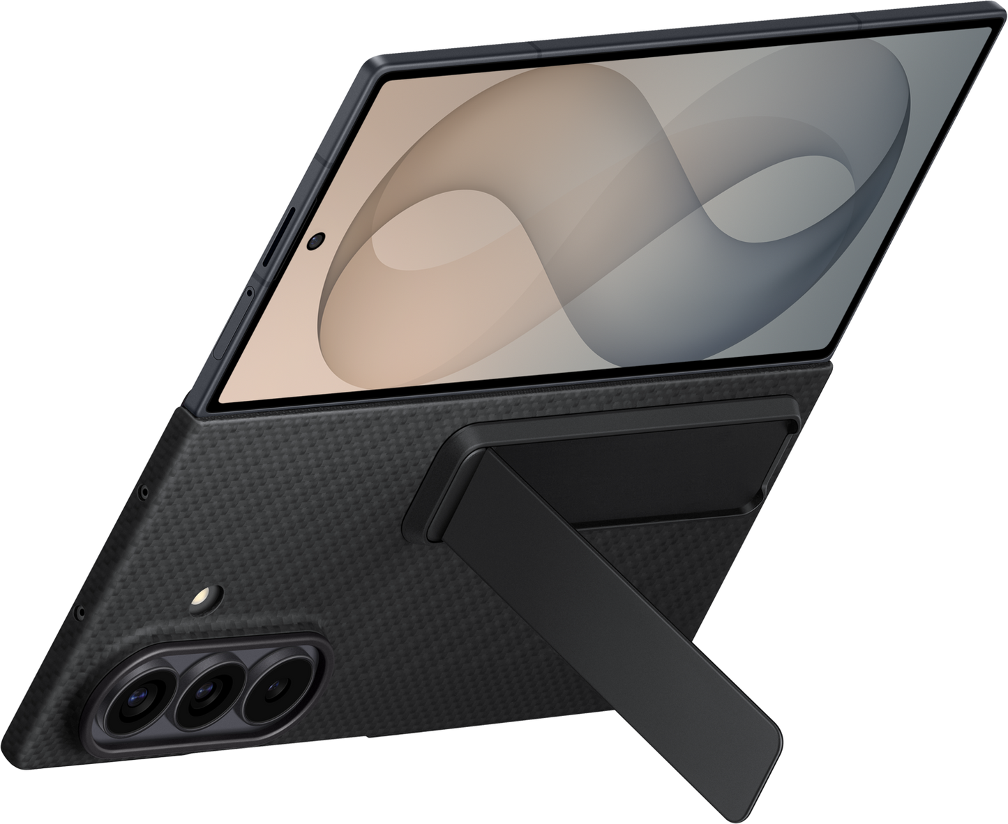 Калъф за Samsung Galaxy Z Fold8 Ultra F976, Carbon Standing, Черен EF-XF976SBEGWW