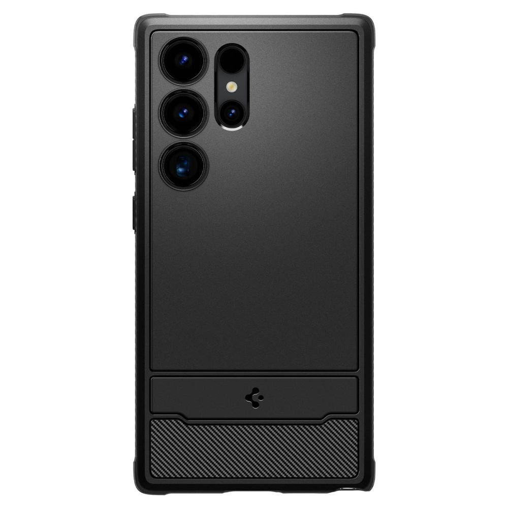 Калъф за Samsung Galaxy S24 Ultra S928, Spigen, Rugged Armour, черен ACS07286