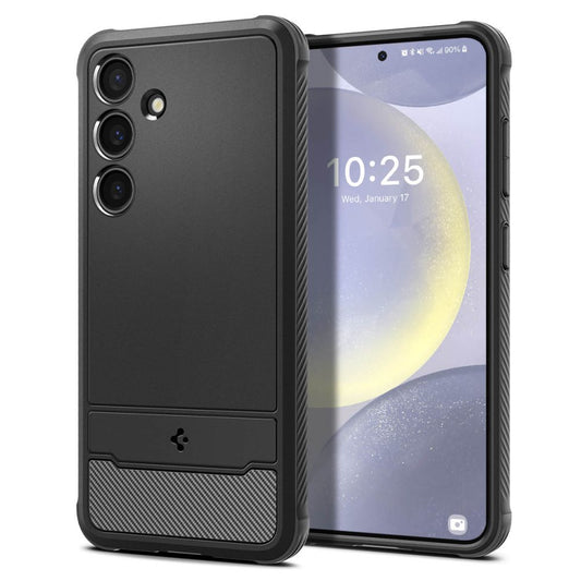 Калъф за Samsung Galaxy S24+ S926, Spigen, Rugged Armour, черен ACS07326