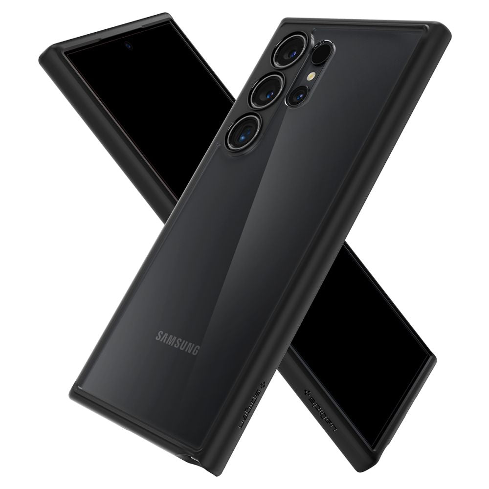 Калъф за Samsung Galaxy S24 Ultra S928, Spigen, Ultra Hybrid, Матово Черен ACS07295