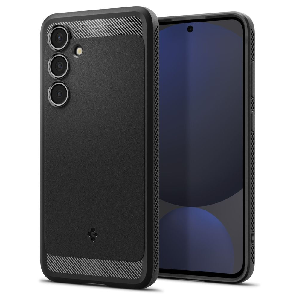 Калъф за Samsung Galaxy S24 FE S721, Spigen, Rugged Armor, Черен ACS08578