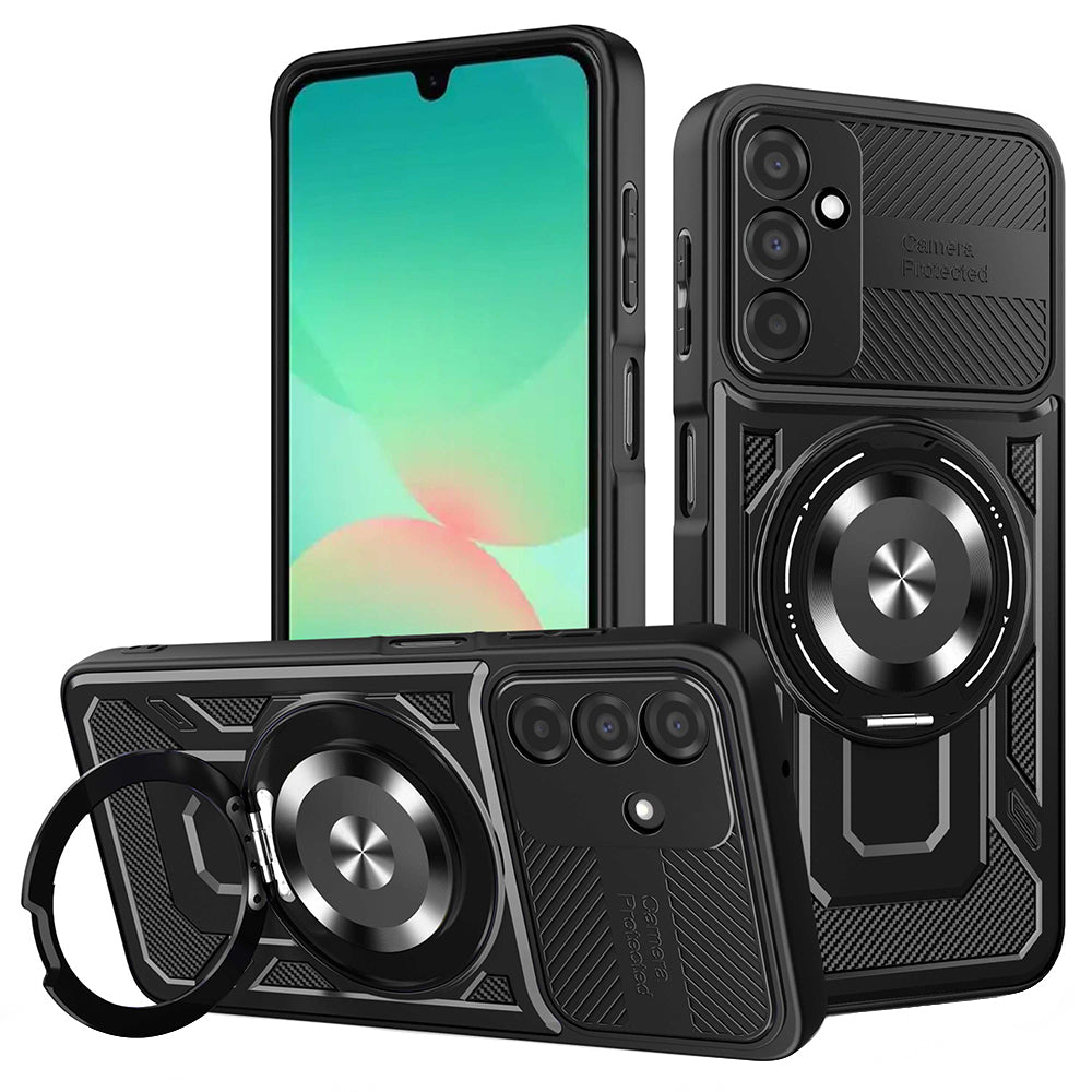 Калъф за Samsung Galaxy A26 A266, Techsuit, RuggedCam, Черен