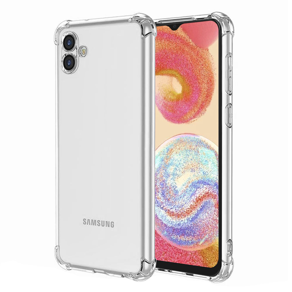 Калъф за Samsung Galaxy A04e A042 / M04 M045, Techsuit, противоударен прозрачен, прозрачен