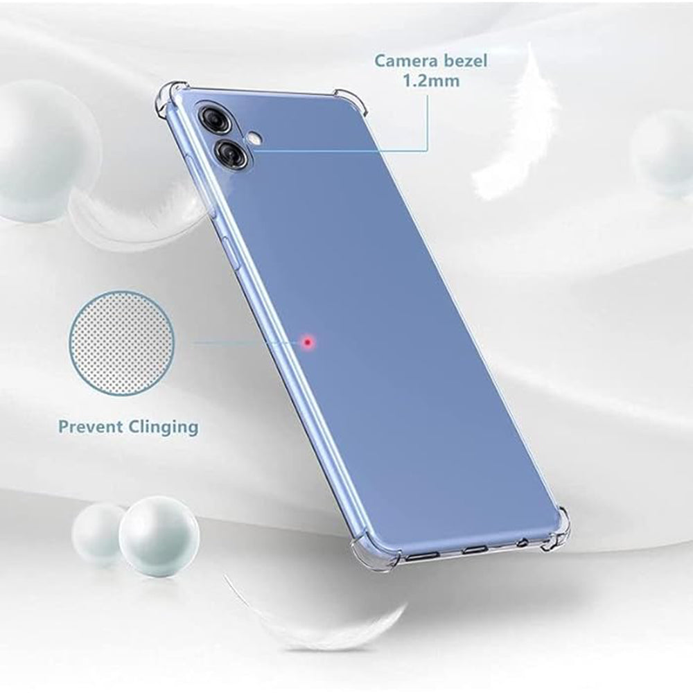Калъф за Samsung Galaxy A04e A042 / M04 M045, Techsuit, противоударен прозрачен, прозрачен