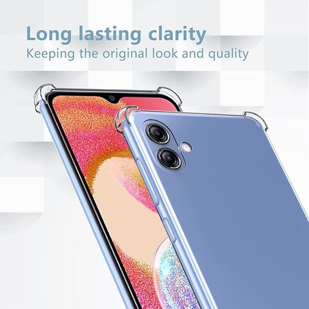 Калъф за Samsung Galaxy A04e A042 / M04 M045, Techsuit, противоударен прозрачен, прозрачен