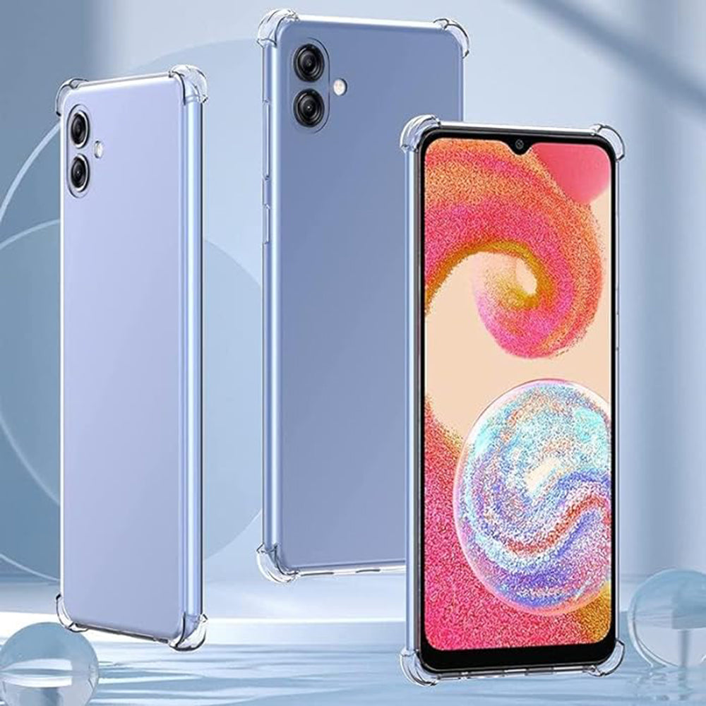 Калъф за Samsung Galaxy A04e A042 / M04 M045, Techsuit, противоударен прозрачен, прозрачен