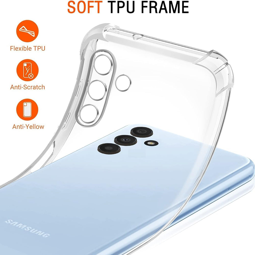 Калъф за Samsung Galaxy A04s A047 / A13 5G A136, Techsuit, противоударен прозрачен, прозрачен