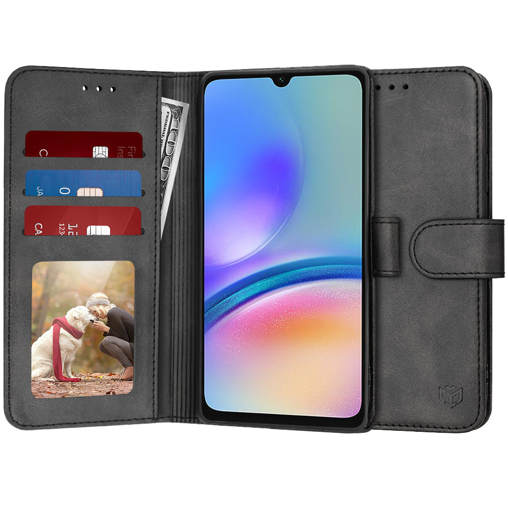 Калъф за Samsung Galaxy A05s A057, Techsuit, Diary Book, Черен