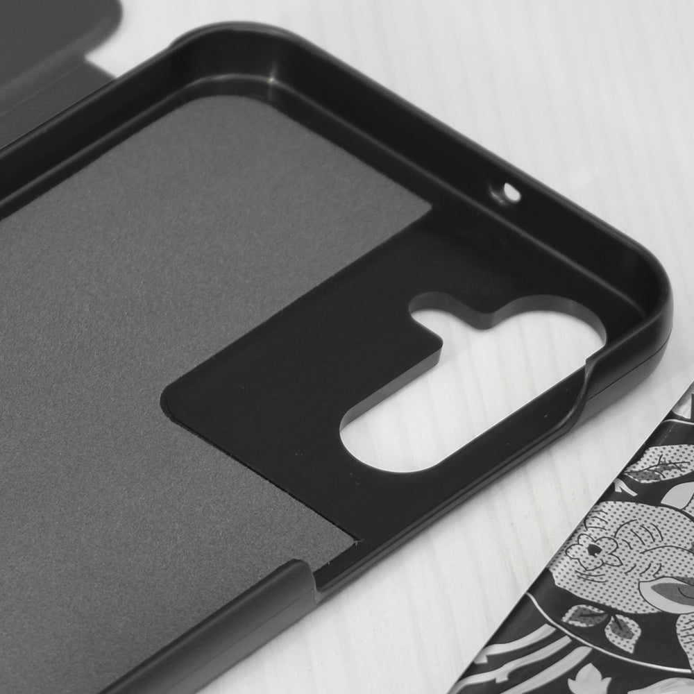 Калъф за Samsung Galaxy A05s A057, Techsuit, eFold, Черен