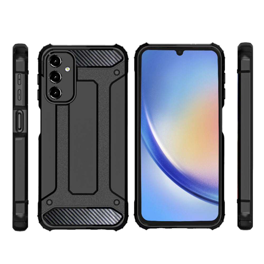 Калъф за Samsung Galaxy A05s A057, Techsuit, Hybrid Armor, Черен