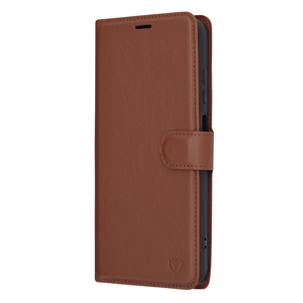 Калъф за Samsung Galaxy A05s A057, Techsuit, Leather Folio, Кафяв
