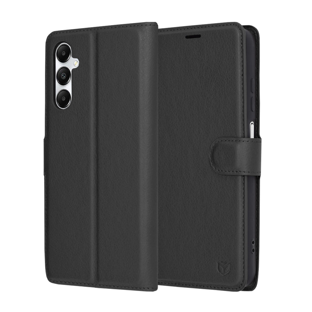 Калъф за Samsung Galaxy A05s A057, Techsuit, Leather Folio, Черен