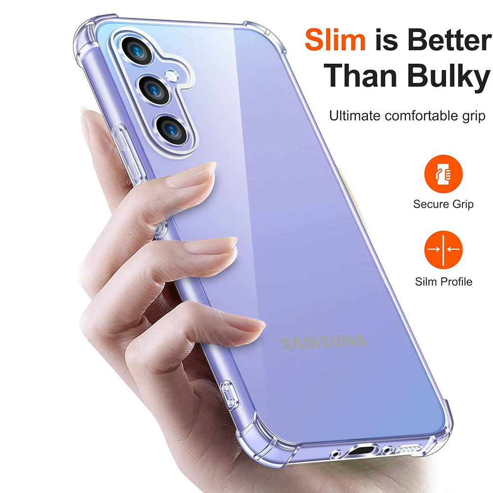 Калъф за Samsung Galaxy A05s A057, Techsuit, Shockproof Clear, Прозрачен
