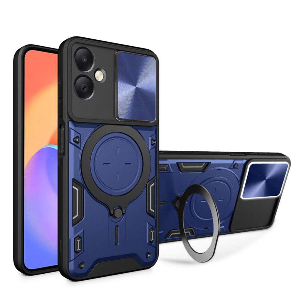 Калъф за Samsung Galaxy A06 A065, Techsuit, CamGuard Pro, Син