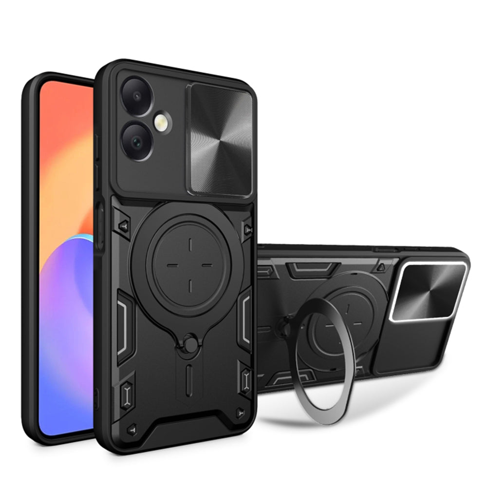 Калъф за Samsung Galaxy A06 A065, Techsuit, CamGuard Pro, Черен
