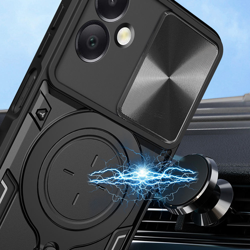 Калъф за Samsung Galaxy A06 A065, Techsuit, CamGuard Pro, Червен