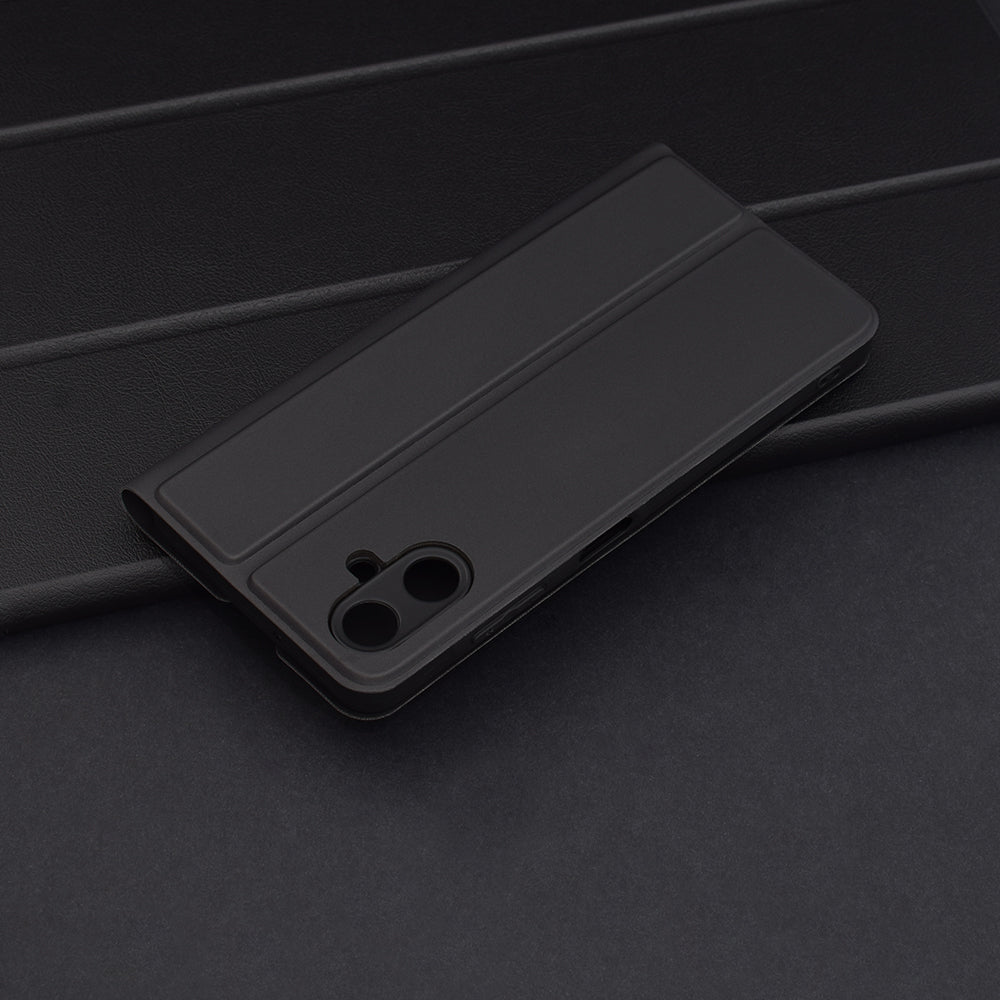 Калъф за Samsung Galaxy A06 A065, Techsuit, Magskin Book, Черен