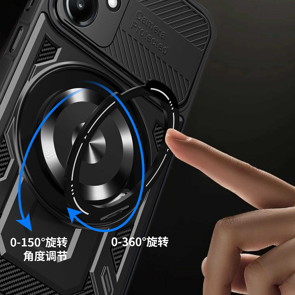 Калъф за Samsung Galaxy A06 A065, Techsuit, RuggedCam, Син