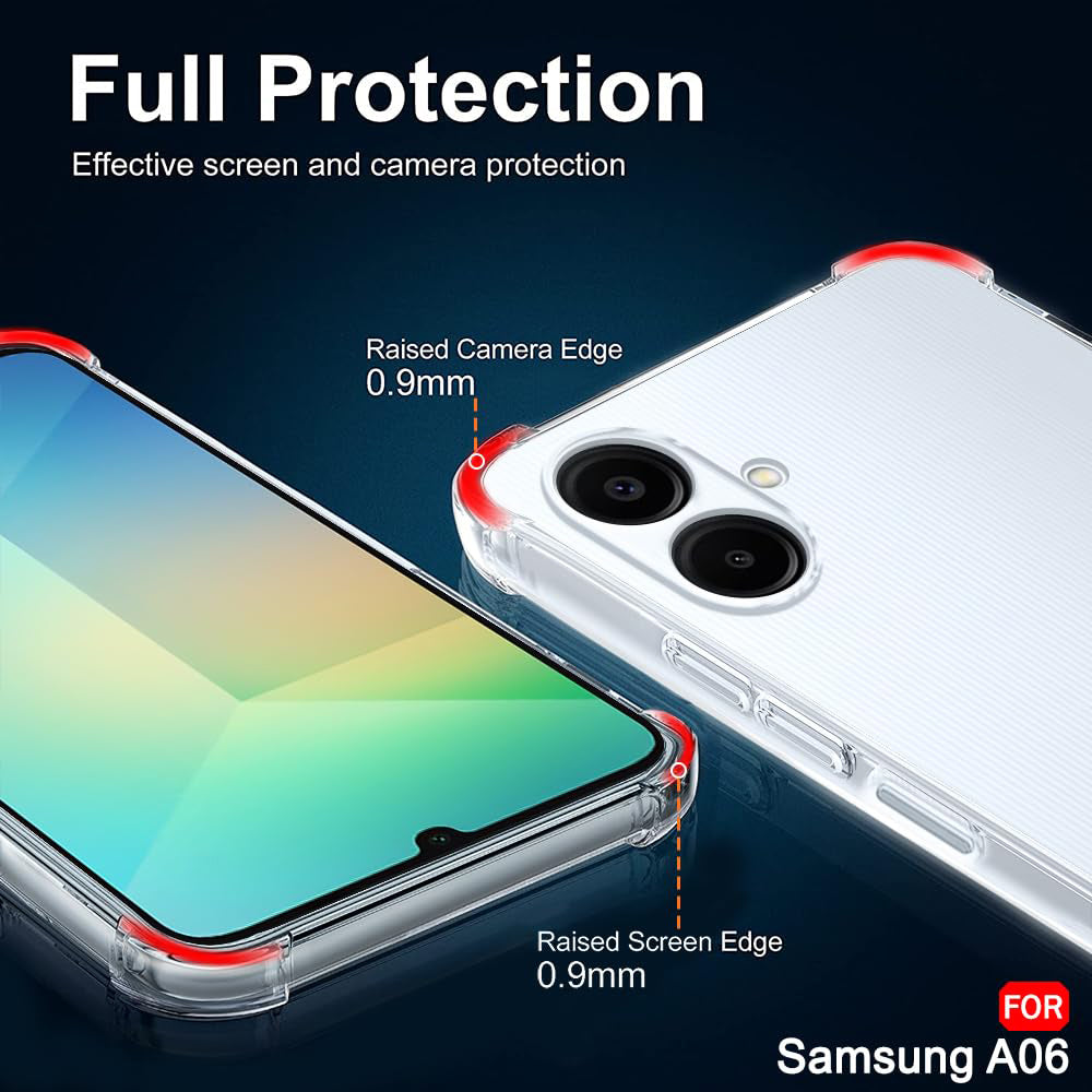 Калъф за Samsung Galaxy A06 A065, Techsuit, Shockproof Clear, Прозрачен