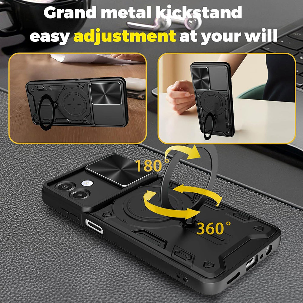 Калъф за Samsung Galaxy A07 4G A075, Techsuit, CamGuard Pro, Лилав