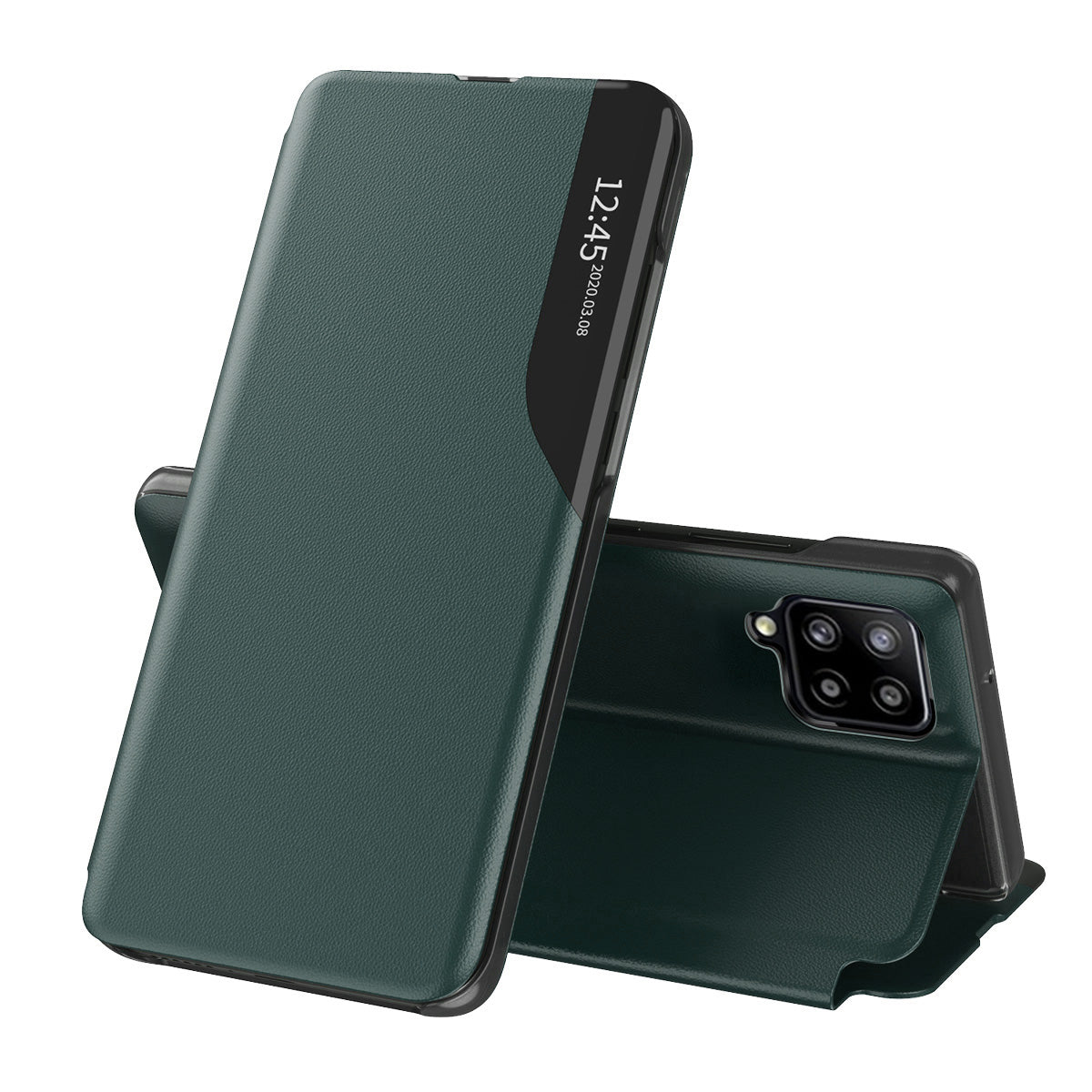 Калъф за Samsung Galaxy A12 Nacho A127 / A12 A125, Techsuit, eFold, Зелен